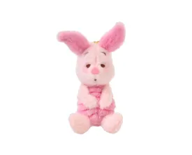 Disney Sleepy Piglet Plush Keychain