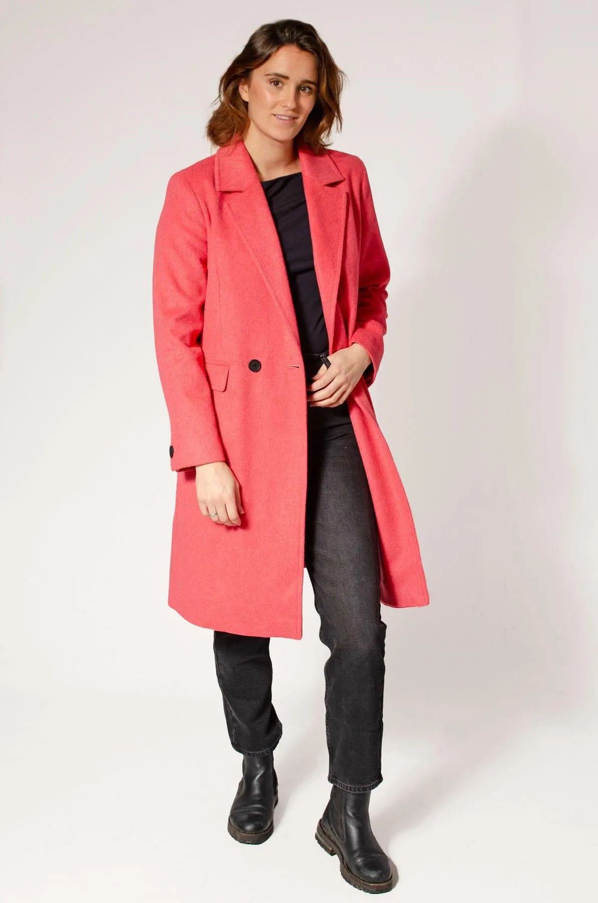 Double Breasted Wool Coat