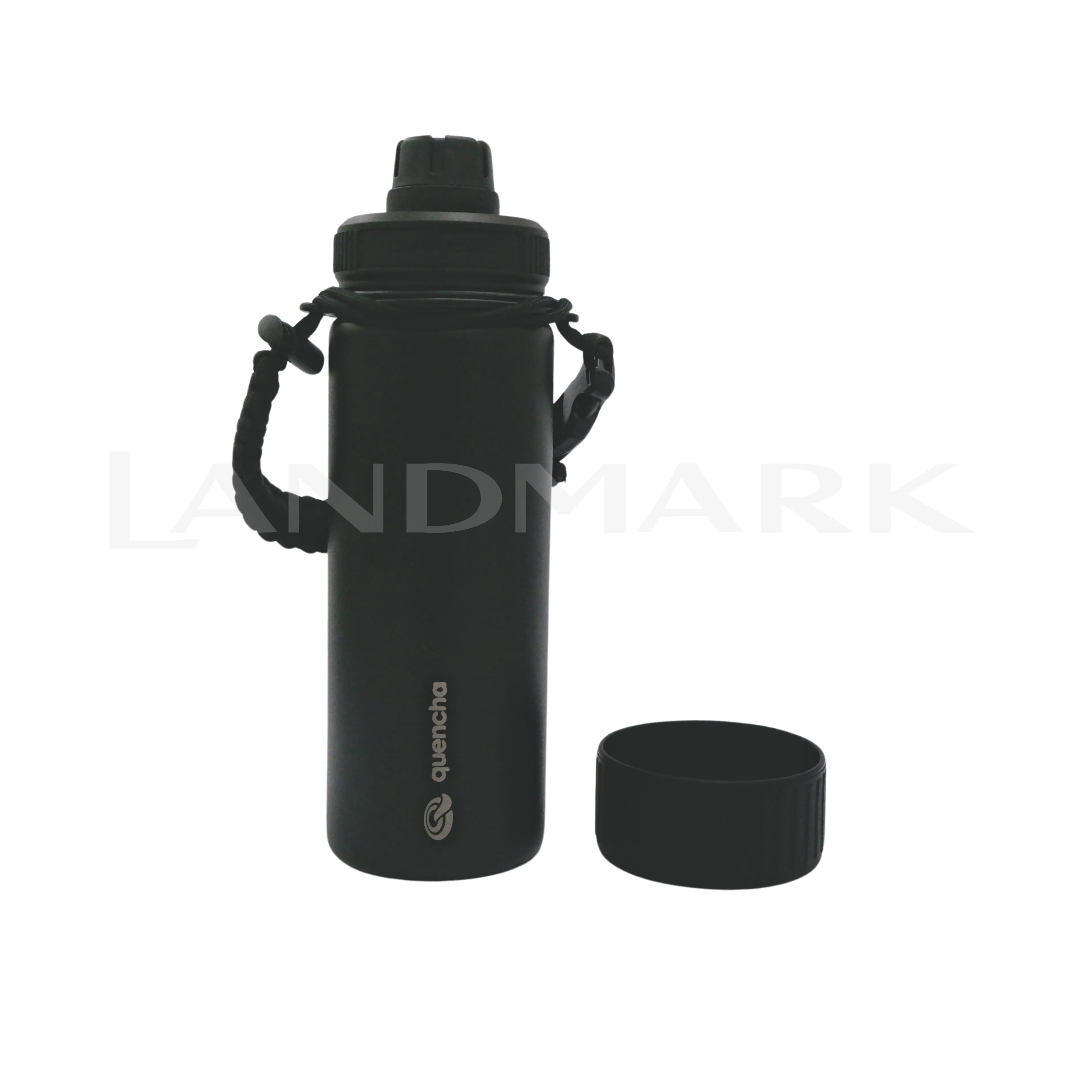 Quencha Premium Insulated Tumbler 550ml with Silicon Boot and Paracord Strap